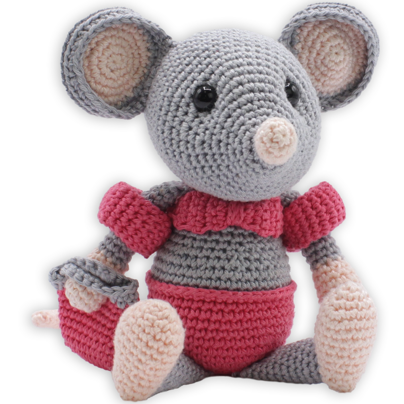 daisy mouse crochet kit