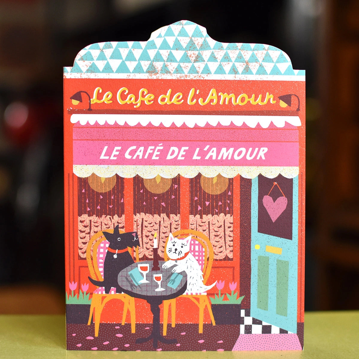 café de l'amour art card