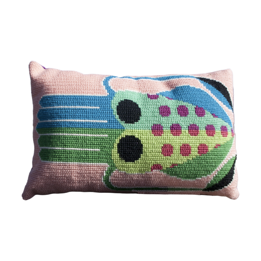 squid cross stitch cushion kit